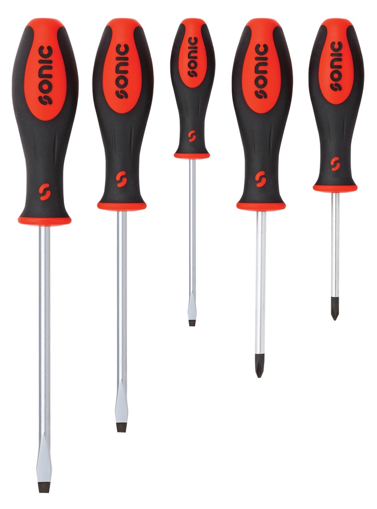 Screwdriver set in a colour box, 5 pcs (600512, SONIC)