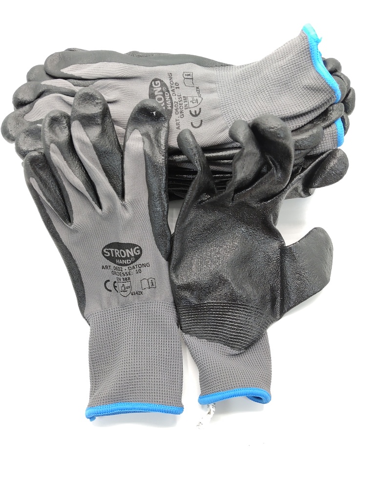 Werkstatt-Handschuh "Nylon-Strick Nitril" Gr.10 (Teil-Nitril- (00096608, PICHLER)