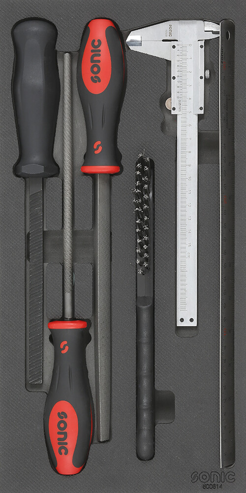 Įrankių komplektas į vežimėlius, 6 vnt., SONIC EQUIPMENT (600614, SONIC)