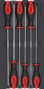 TORX skrūvgriežu komplekts, gari, 6 daļas (T15–T40) (600627, SONIC)