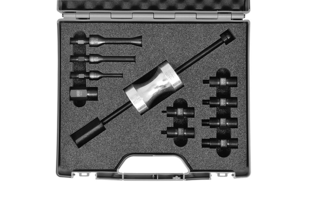 Universal Internal Extractor Set with slide hammer, thread inserts M4,M5,M6,M8 (10496325, PICHLER)