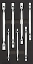 Swivel Head Wrench Set for Trolleys, 7 pcs (600708, SONIC)