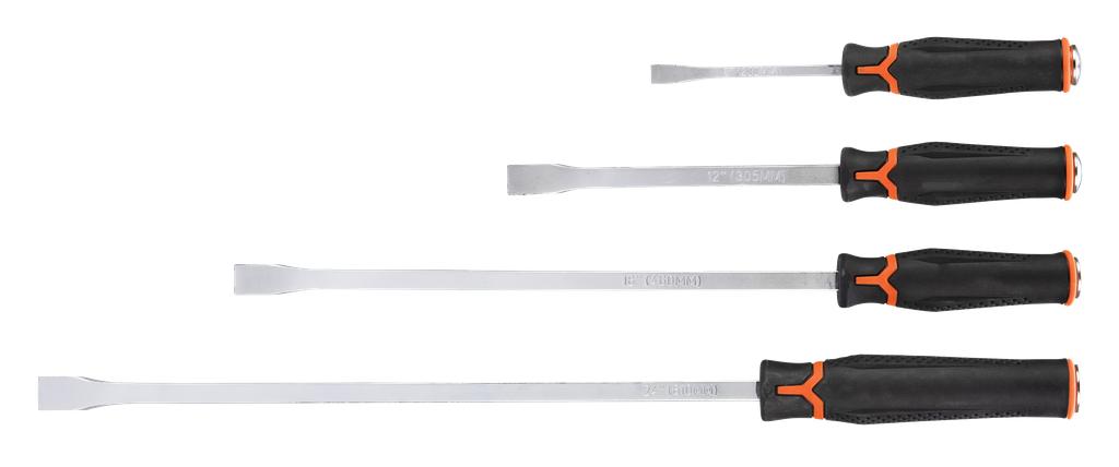 Handled I-Beam pry bar set 4 pcs. 200 mm, 300 mm, 450 mm, 600 mm (11911400, PICHLER)