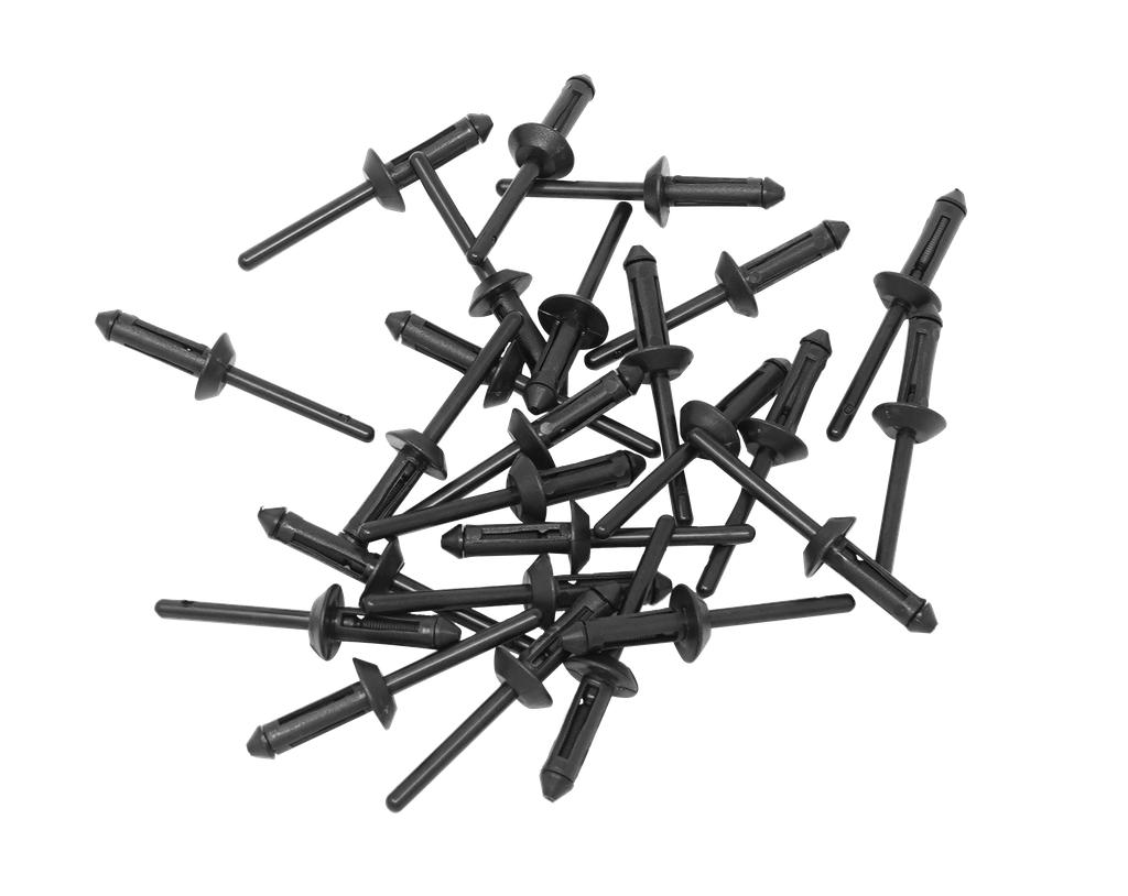 Kunststoffnieten VPE 25 Stk. Ø5,0mm x 15,8mm (12455050, PICHLER)