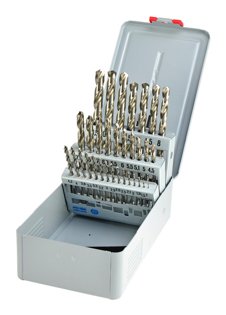 Bohrkassette 1-10,5 mm 32-tlg HSS Cobalt DIN 338 RN (20200350, PICHLER)