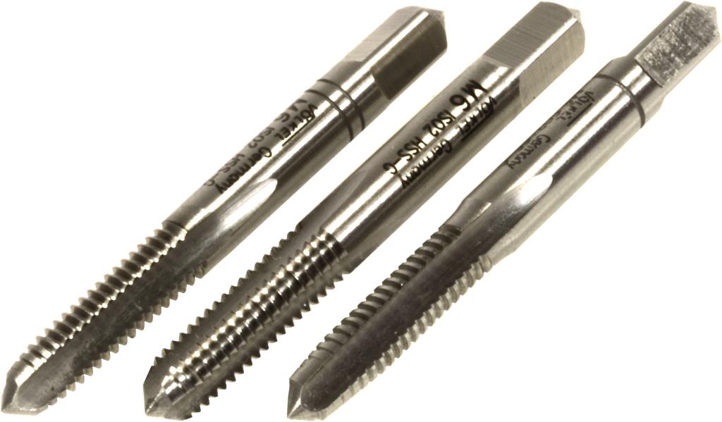 Hand Tap Set HSS 3 pcs DIN 352 M 6 (2307600, PICHLER)
