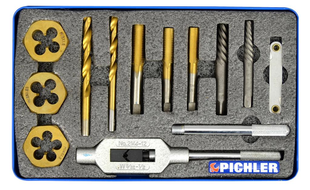 Thread cleaning & repair set 12-tlg. (2322010, PICHLER)