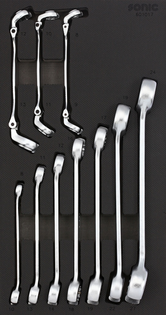 Įrankių komplektas į vežimėlius, 10vnt., SONIC EQUIPMENT (601017, SONIC)