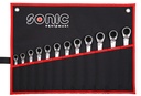 Ratcheting wrench set 12 pcs (601219, SONIC)