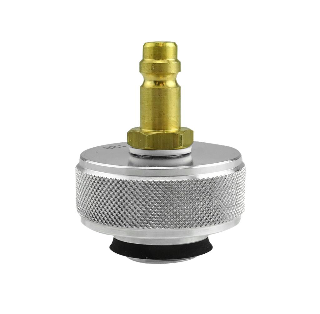 Cooling system pressure test adapter KS 128 (threaded), Fiat 500 electric (40469628, PICHLER)