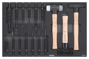 Chisel, Punch and Hammer Set for Trolley, 16 pcs (601601, SONIC)