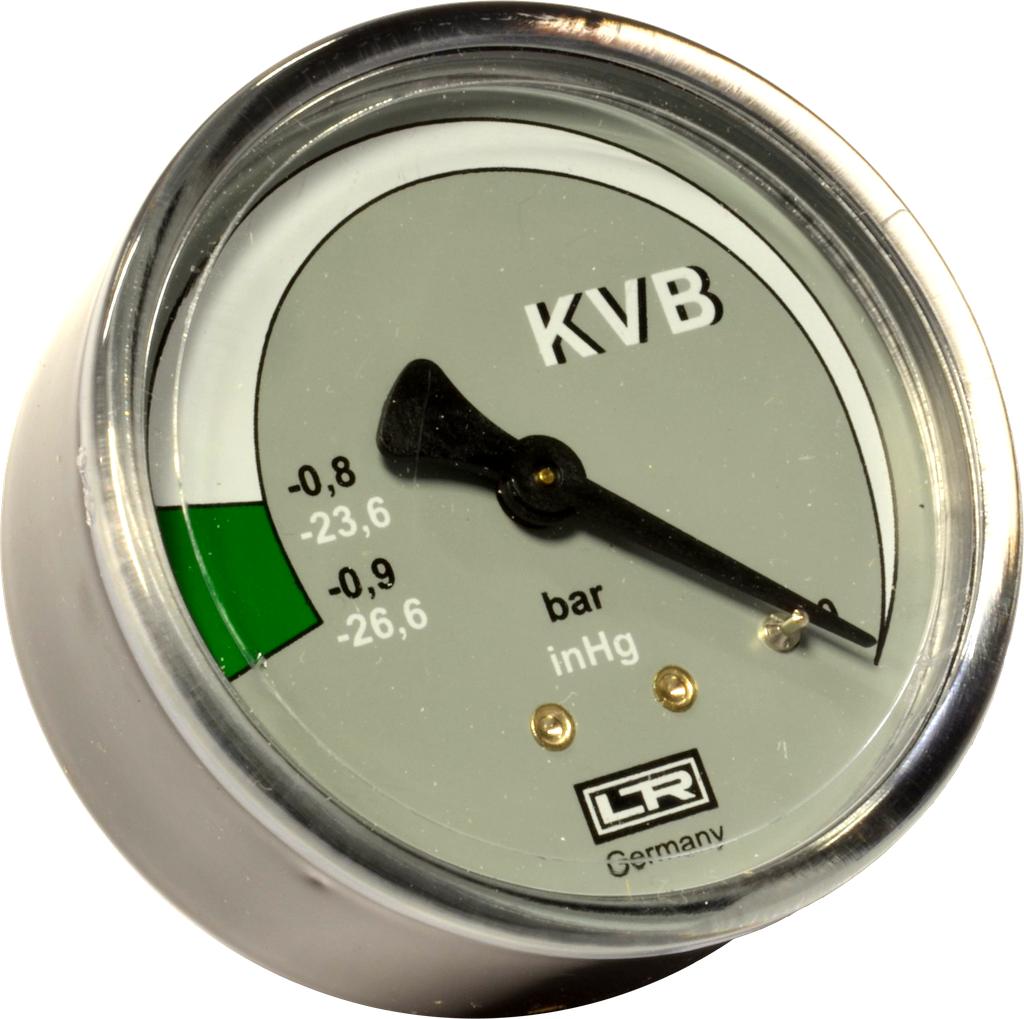 Manometer -0.9 bis 0 Bar NG 63 Vakuumfüllgerät KVB01 (4057505, PICHLER)