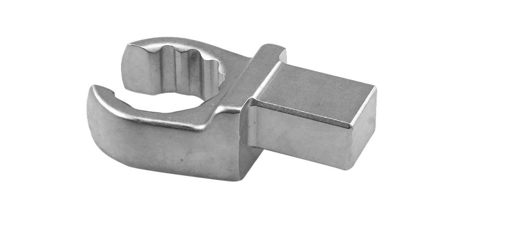 Įstatomas atviras kilpinis raktas 22 mm, jungtis 9x12 mm (41502262, PICHLER)