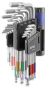 Angled long hex and TORX key set 19pcs (601908, SONIC)