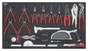 Įrankių komplektas į vežimėlius, 22 vnt., SONIC EQUIPMENT (602204, SONIC)