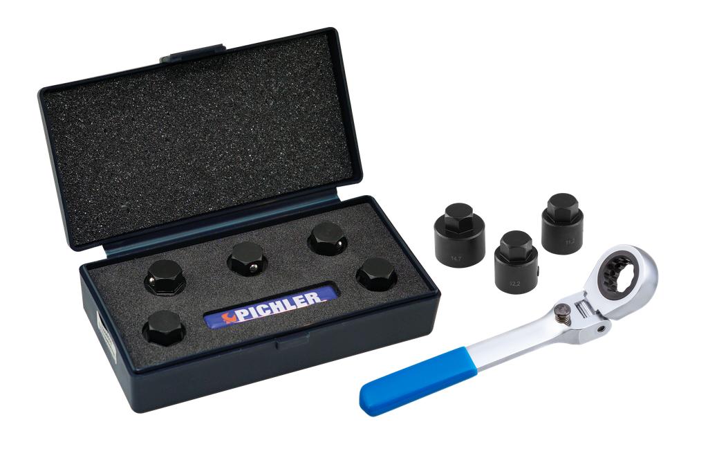 Tap holder adapter set, 9 pcs. (58506100, PICHLER)
