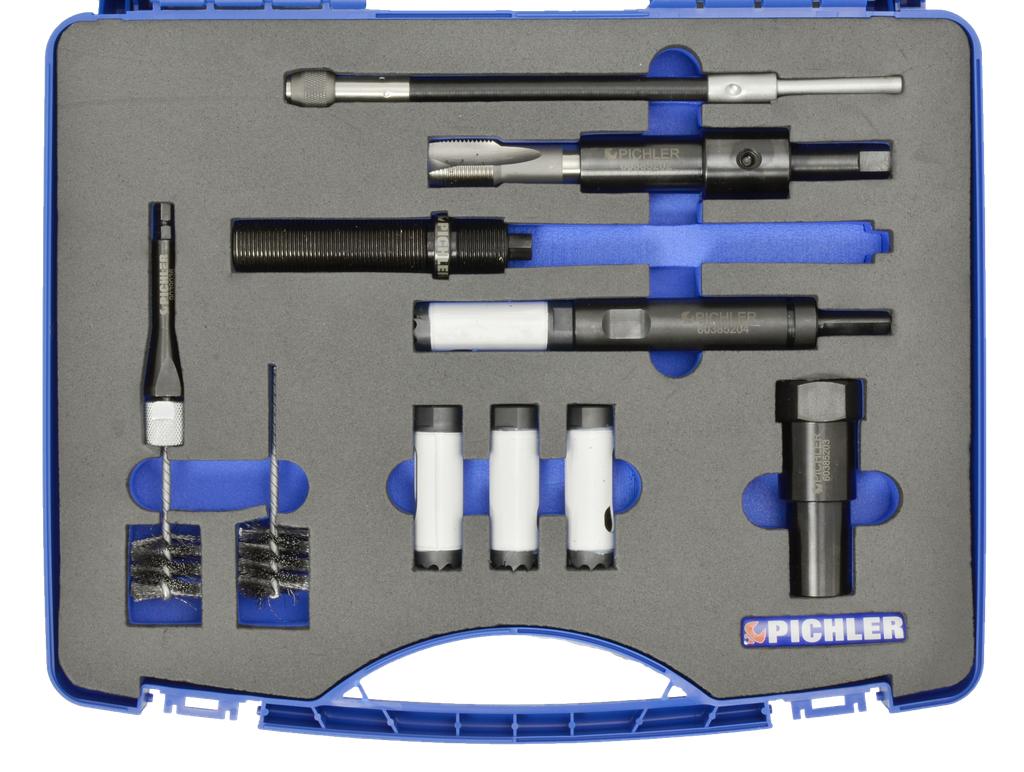 Supplement to Injector Removal Set with hole saws and cleaning brushes (60382190, PICHLER)