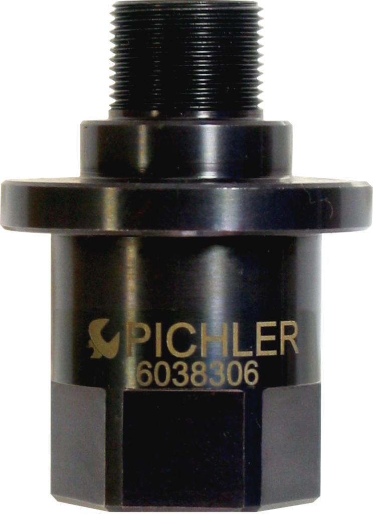 Ištraukimo adapteris, išorinis sriegis M17x1 / vidinis M20x1,5, BOSCH purkštukams (6038306, PICHLER)