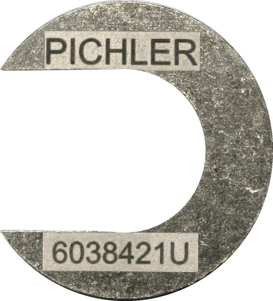 U shaped aluminium preservation plate (6038421U, PICHLER)