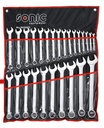 Kombinēto atslēgu komplekts maisiņā, 26 gab. (602603, SONIC)
