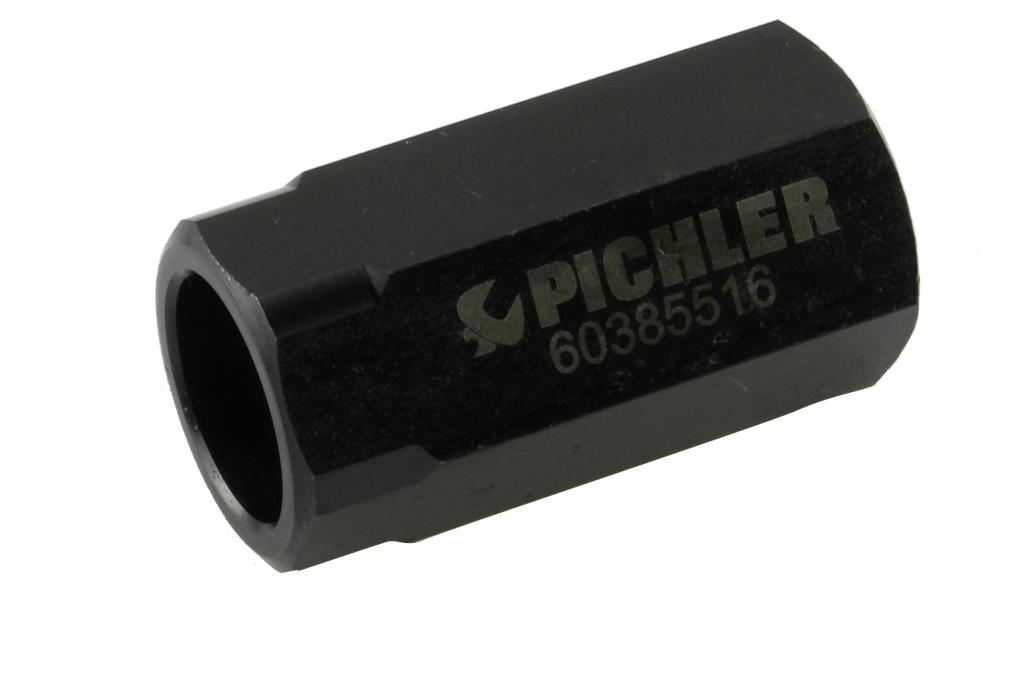Vilces spēka ierobežotāja adapteris, iekšējā vītne M16, Ford sprauslu demontāžas instrumentam (60385516, PICHLER)