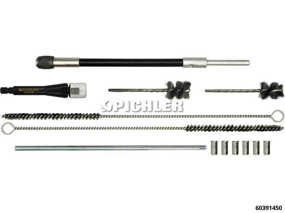 Spezialreinigungsbürste SET komplett mit Halter 1/4" u. (60391450, PICHLER)