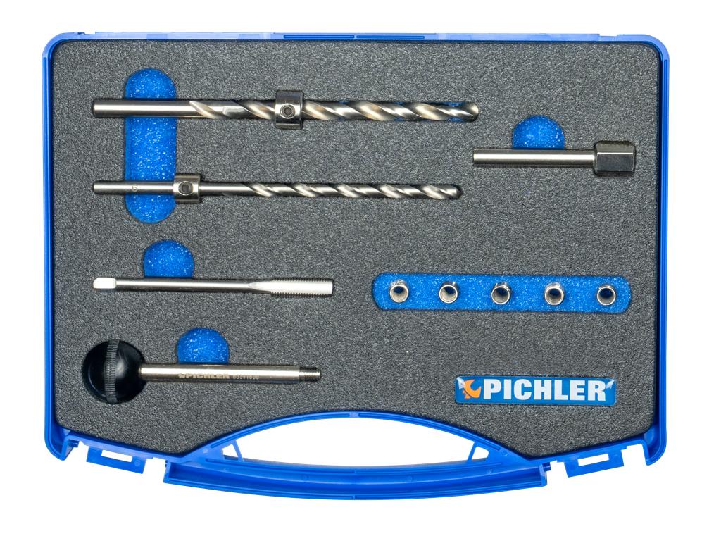 Injector hold-down bolt extraction kit, M6x1 CDI (60391815, PICHLER)