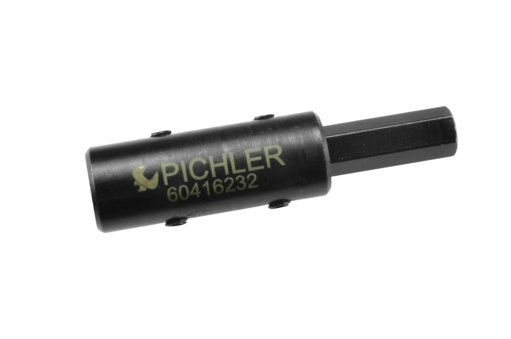 Kombiadapter für Gewindebohrer mit Aufnahmebohrung Ø6 und Ø7 (60416232, PICHLER)