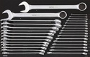 Įrankių komplektas į vežimėlius, Kombinuoti raktai, (30 vnt) Sonic equipment (603002, SONIC)