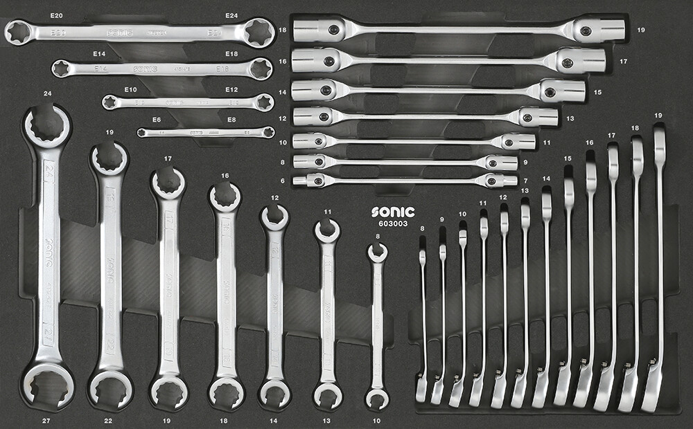 Instrumentu komplekts ratiņiem (30 gab.) (603003, SONIC)