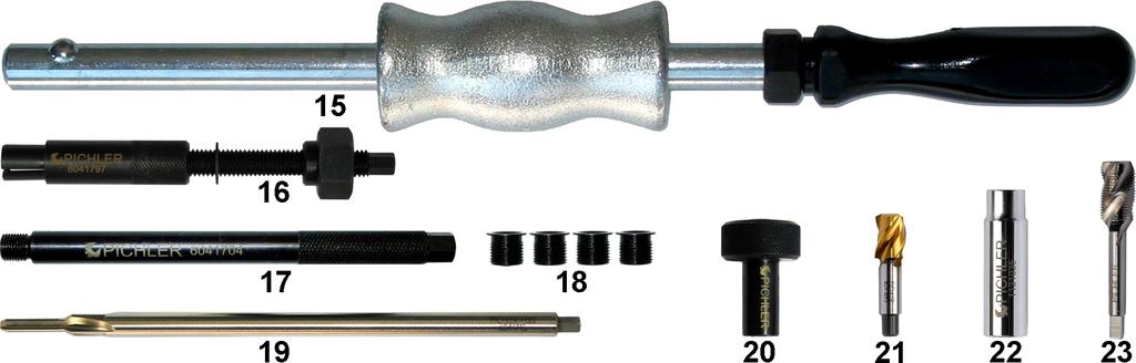 Optional tool set 12 pcs. to 6041870 (6041880, PICHLER)