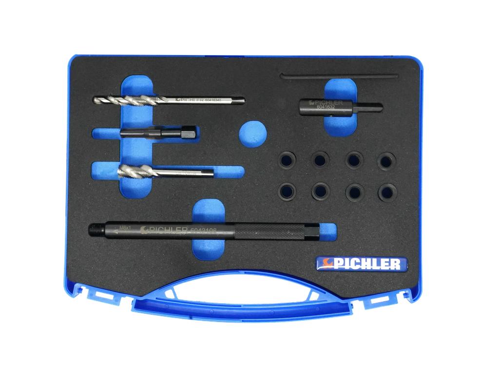 Thread repair kit for glow plugs Quickset D - M8x1 - 10mm (60421000, PICHLER)