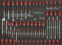 Tool set for tool trolleys (45 pcs) (604501, SONIC)