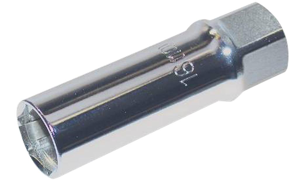 Sparkplug Socket with Retaining Spring 16mm Drive 3/8" Length 70 mm (6046020, PICHLER)