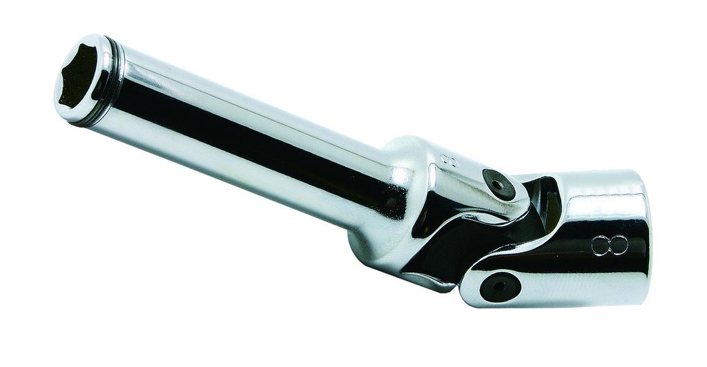 Glow plug socket with universal joint 75 mm long, 3/8" O drive (6047108, PICHLER)