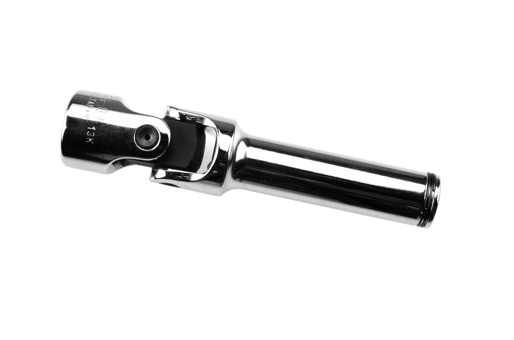 Glow plug socket with universal joint 9 mm, 75 mm long, 3/8" ƒO drive (6047109, PICHLER)