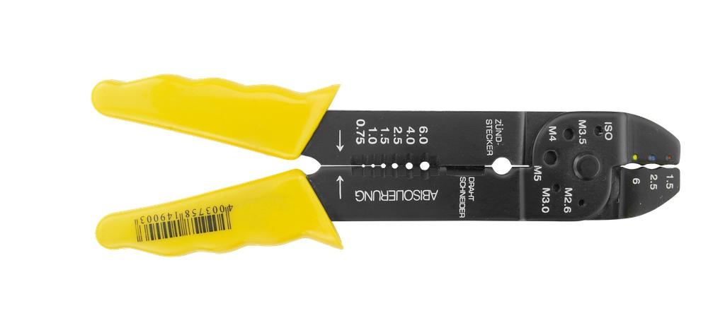 Kabelschuhzange für isolierte Steckverbinder (6049010, PICHLER)