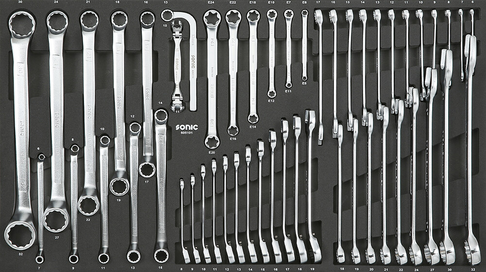 Instrumentu komplekts instrumentu ratiņiem, 51 gab., SONIC EQUIPMENT (605101, SONIC)