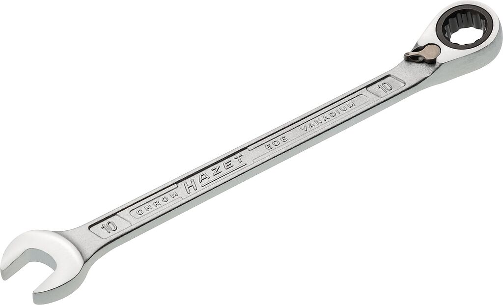 Terkšlinis kombinuotasis veržliaraktis 10 mm (606-10, HAZET)
