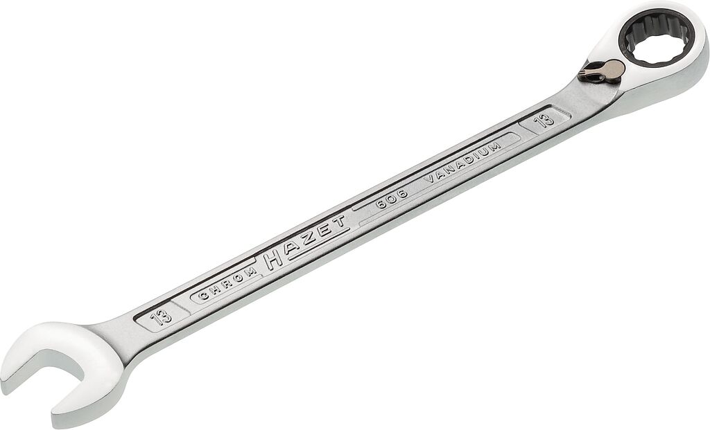 Ratcheting combination wrench 13 mm (606-13, HAZET)