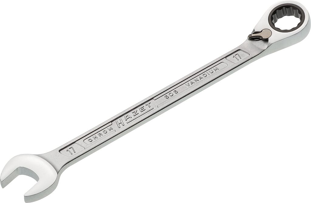 Terkšlinis kombinuotasis veržliaraktis 17 mm (606-17, HAZET)