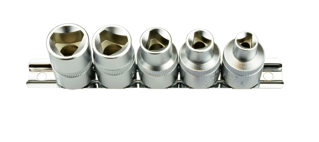 Triangular Socket Set, 5 pieces, Bosch, for the Tamperproof Screws of (6056080, PICHLER)
