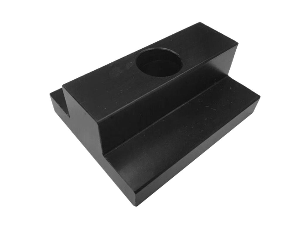 Auflageplatte 50x60 mm T-Form m. Bohrung für verstellbare Motorbrücken-Ersatzfüße (60806614, PICHLER)