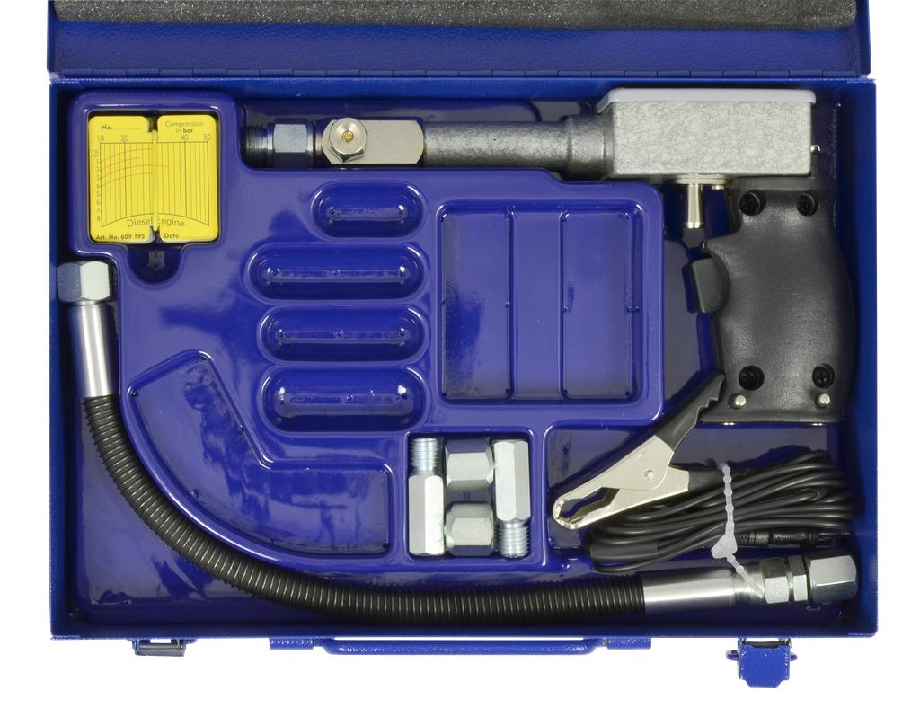 Compression Test Set D Diesel Engines 10-50 bar with Adapter 6091792 (60916005, PICHLER)