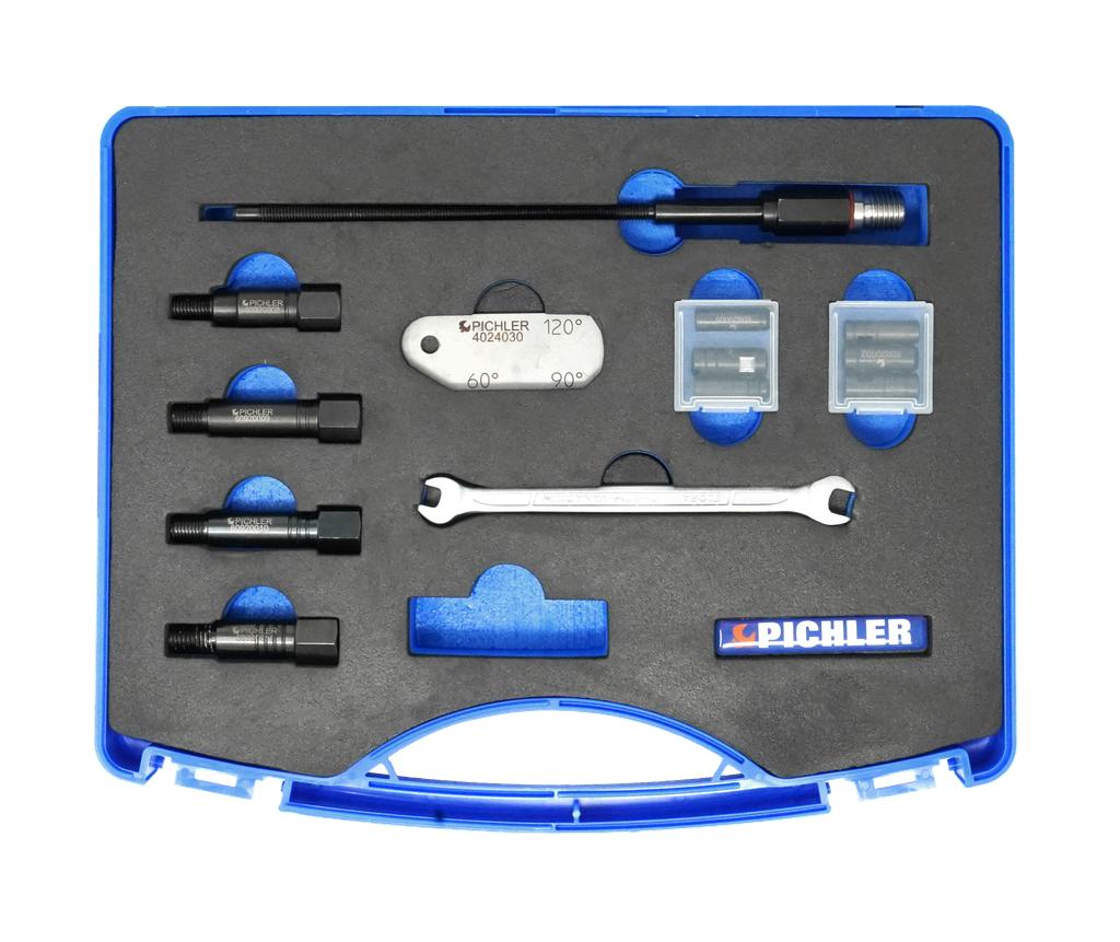 Universal compression & leakage test adapter set UNI II (60920200, PICHLER)