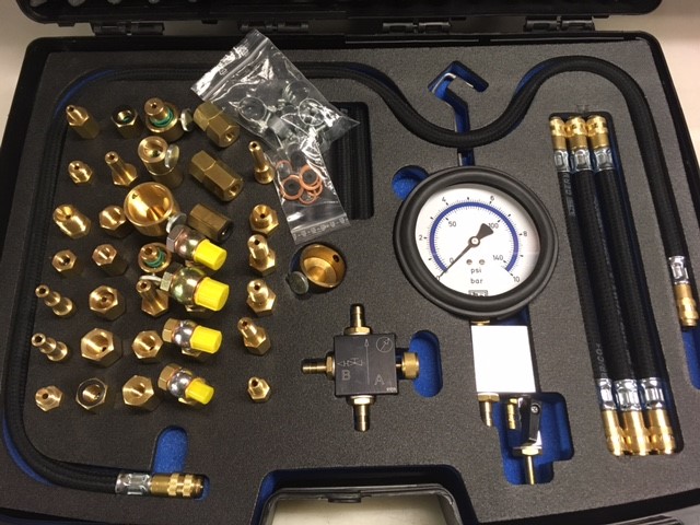 Einspritzanlagen-Prüfkoffer komplett mit 30 Adapter SK, (6095955, PICHLER)
