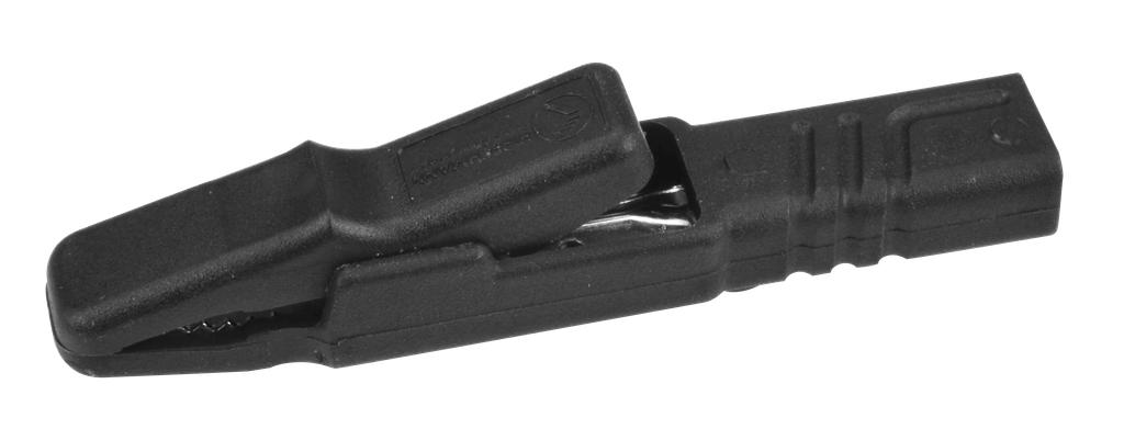 Krokodilklemme schwarz (60978500, PICHLER)