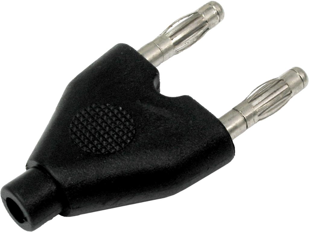 Adapteris 2 pret 1, melns (60979007, PICHLER)