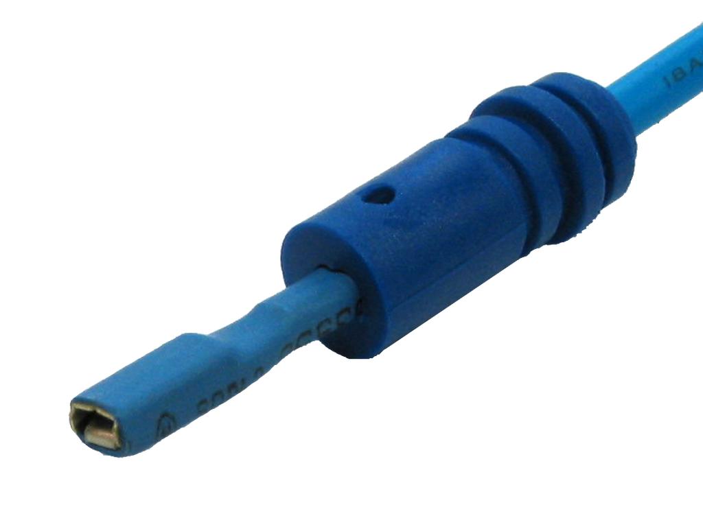 Kabelschuhverbinder M flach 2,5 mm blau (60979023, PICHLER)