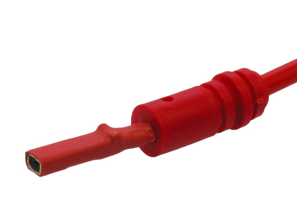 Kabelschuhverbinder M flach 2,0 mm rot (60979024, PICHLER)